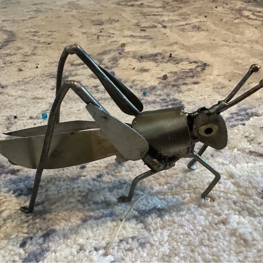 Artisan Grasshopper Sculpture from Mexico